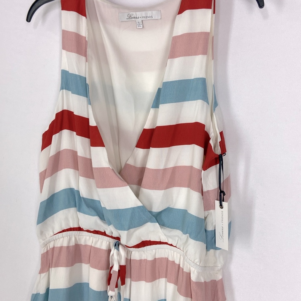 Lovers + Friends Dreamland Dress in Bold Stripe Size L - Picture 5 of 6